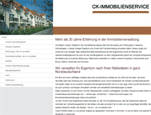 Tablet Screenshot of ck-immobilienservice.de